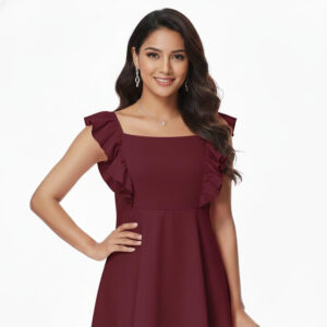 Celeste Aura Pleated Gown